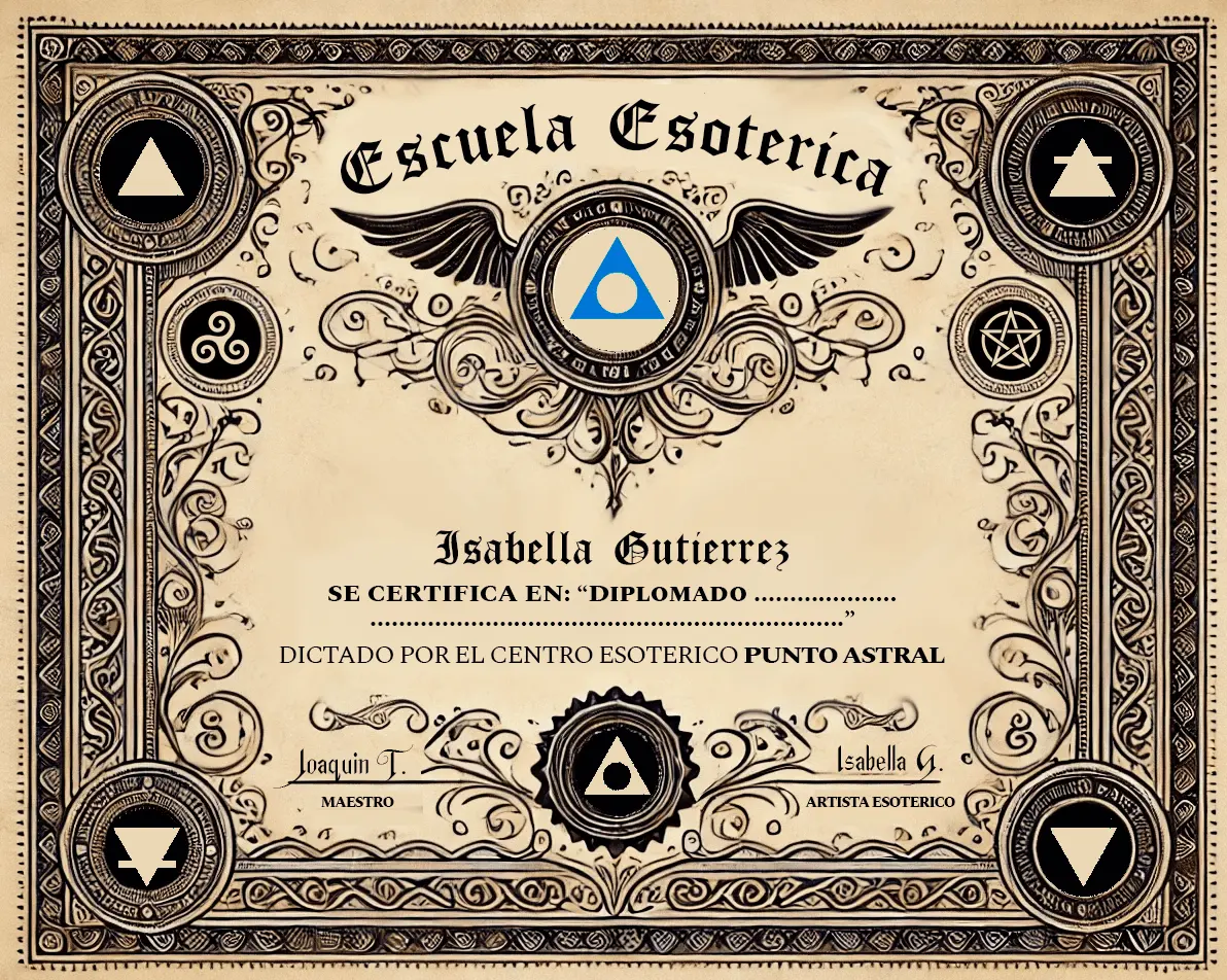 CERTIFICADO PUNTO ASTRAL